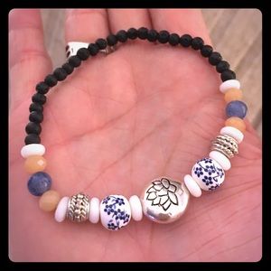 Lava bead bracelet